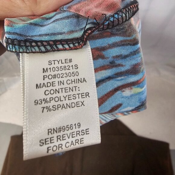 Studio JPR Dress Maxi Sleeveless Blue Grunge Boho Festival M - Picture 9 of 11